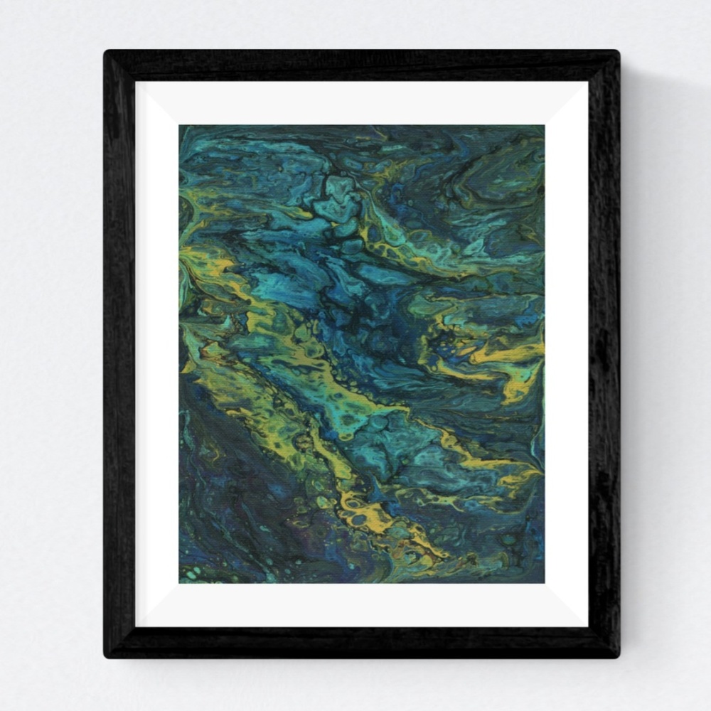 Abstract art print 8x10